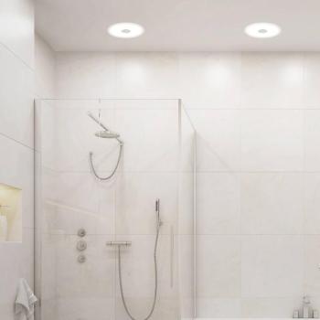 LED mennyezeti süllyesztett lámpa 784 IP44 CCT kapcsoló Ø 17cm kép
