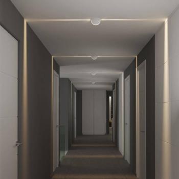 LED mennyezeti süllyesztett lámpa Spectra Recessed, IP54 kép