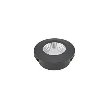 LED mennyezeti süllyesztett spot Diled, Ø 6,7 cm, Dim-To-Warm, fekete kép