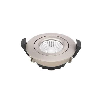 LED mennyezeti süllyesztett spot Diled, Ø 8,5 cm, 6 W, 3.000 K, acél kép