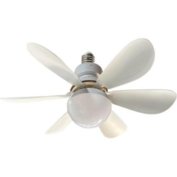 LED mennyezeti ventilátor 12w/3CCT fehér + távirányító, dimmelhető, 960 lm, Optonica, 19101 kép