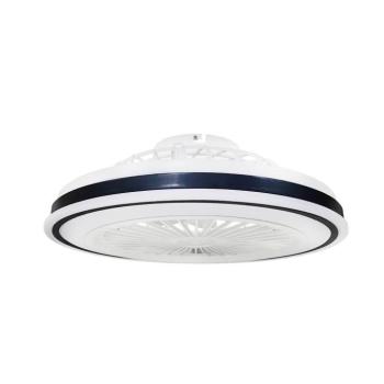 LED mennyezeti ventilátor 36w/3CCT fehér/fekete + távirányító, dimmelhető, 2880 lm, fekete/fehér, Optonica, 19107 kép