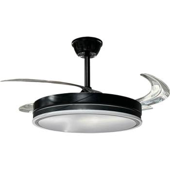 LED mennyezeti ventilátor 36w/3CCT fekete + távirányító, 2880 lm, Optonica, 19102 kép