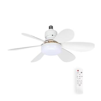 LED mennyezeti ventilátor FANLUX-A6 15W 3xCCT (3000K/4500K/6500K) 1275lm 52CM fehér távirányítóval 2027720 VITO kép