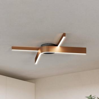 LED mennyezeti világítás Folcino-Z, bronz színű, 64 cm, CCT kép