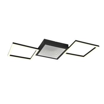 LED mennyezeti világítás Gelo, fekete, dimmelhető, 3000 K, fém kép