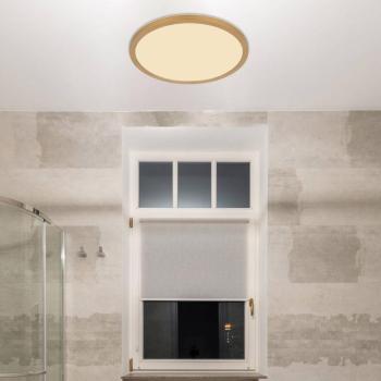 LED mennyezeti világítás Sapana Ø 29,5 cm sárgaréz kép