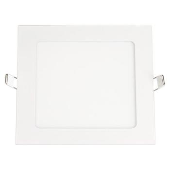 LED mini panel négyzet alakú, valódi színű vonal, 12W, 6000K, hideg fehér, 1000 lm, fehér, Optonica, 2617 kép