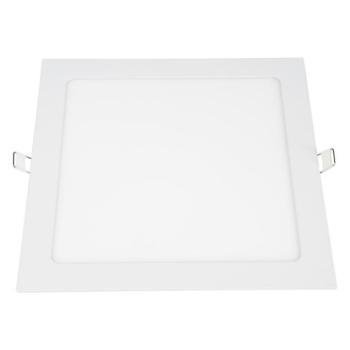 LED mini panel négyzet alakú, valódi színű vonal, 18W, 6000K, hideg fehér, 1500 lm, fehér, Optonica, 2630 kép