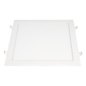 LED mini panel négyzet alakú, valódi színű vonal, 24W, 6000K, hideg fehér, 2010 lm, fehér, Optonica, 2642 kép