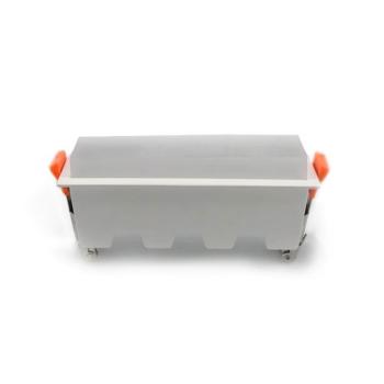 LED mini panel téglalap alakú, süllyesztett, 10w, 6400K, hideg fehér, 700lm, 120°, fehér, CRI>80, V-TAC, 6412 kép