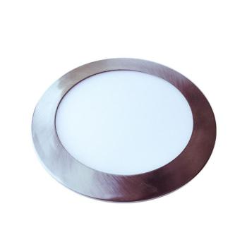 LED mini panel vékony, süllyesztett, 24w, 3000K, meleg fehér, 2000lm, 120°, szatén nikkel, CRI>80, V-TAC, 6355 kép
