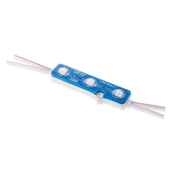 LED modul 3 db SMD5050 fényforrással, 0,72w, zöld, 66lm, 120°, zöld, CRI>75, IP67, V-TAC, 5119 kép