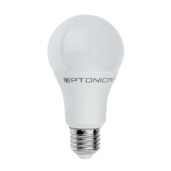 LED műanyag izzó E27 a60 5 év garancia, 15W, 2700K, meleg fehér, 1500 lm, Optonica, 1726 kép