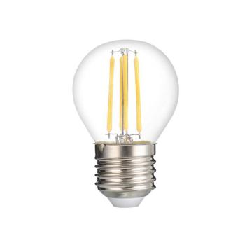 LED műanyag izzó G45 E27 4w átlátszó üveg fényerőszabályozható, 2700K, meleg fehér, dimmelhető, 400 lm, Optonica, 1325 kép