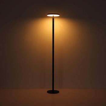 LED napelemes állólámpa 36508, fekete, alumínium, CCT, IP54 kép