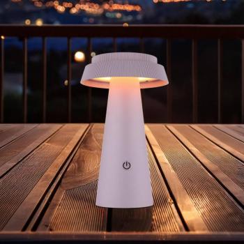 LED napelemes asztali lámpa 36624, rózsaszín, újratölthető akkumulátor, CCT, kép
