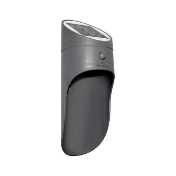 LED Napelemes érzékelős fali lámpa PALESA LED/1W/3,7V IP65 1800 mAh szürke SKU013527 kép