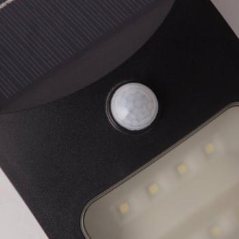 LED napelemes fali világítás 67420BK-PIR, mozgásérzékelő kép