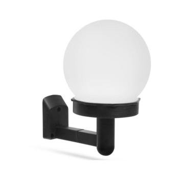 LED Napelemes fali lámpa LED/1,2V 40mAh IP44 fekete 11710 kép