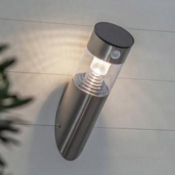 Marbella LED-es napelemes fali lámpa mozgásérzékelővel kép