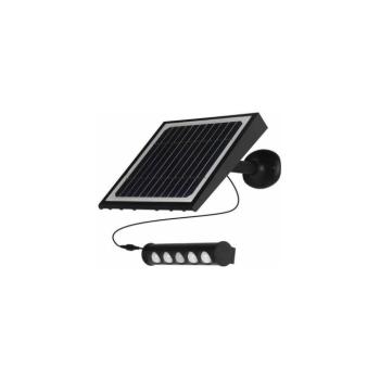 LED napelemes fali lámpa mozgásérzékelővel LED/8W/3,7V 4000 mAh 4000K IP65 EKO8328 kép