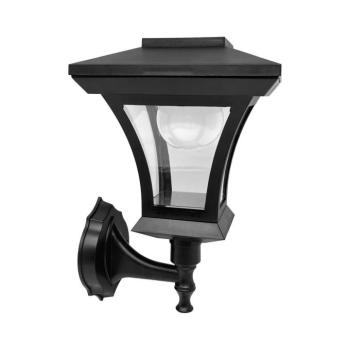 LED napelemes fali lámpa TIRANA LED/1,2V 1800 mAh IP44 fekete 330918 kép