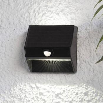 Wally LED-es napelemes fali lámpa fel- és downlight fényforrással kép