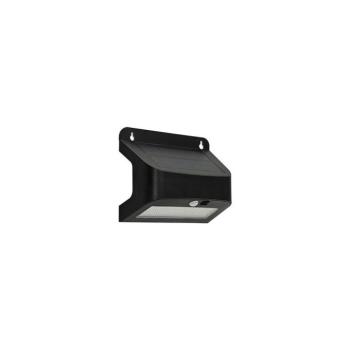 LED napelemes fali lámpatest érzékelővel SOLTO LED/6W/3,7V 4000K IP54 2400 mAh fekete OE-STLR64-00 kép