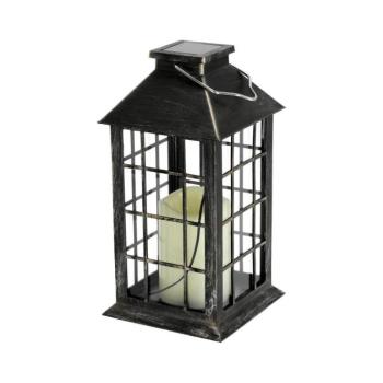 LED Napelemes függeszték LED/0,02W/1,2V 1xAA 2700K IP44 patinás 2593 kép