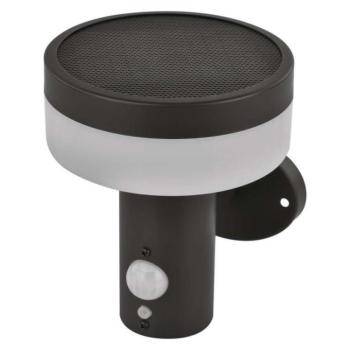 LED napelemes kerti fali lámpa TERION szürkületérzékelővel, 12,5 x 14,7 x 14,6 cm kép