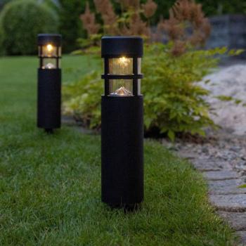 LED napelemes konnektorlámpa Rundi 2 db-os készlet