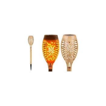 LED napelemes lámpa MINISPARK BAMBOO LED/1,8W/5,5V IP44 bézs SOLAR MINISPARK BAMBOO kép