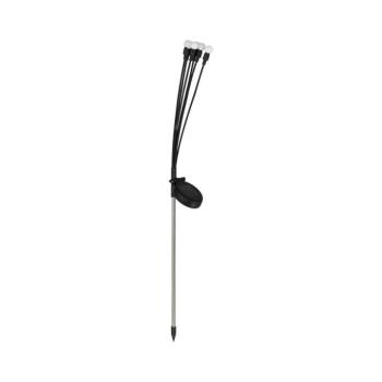 LED Napelemes lámpa MULTI LED/0,06W/1,2V 150 mAh IP44 fekete EKO0618 kép