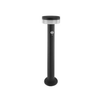 LED napelemes kerti lámpa TERION szürkületérzékelővel, 12,5 x 12,5 x 50 cm, 3000K, 200, CRI> 80, antracit, Meleg fehér, IP44, EMOS, ZGJ0B4S kép