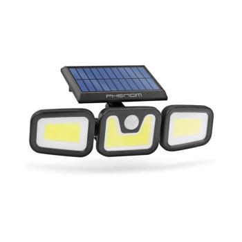 Mozgásérzékelős szolár reflektor – karos, forgatható – 3 COB LED kép
