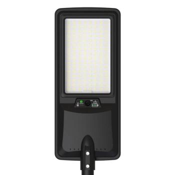 LED napelemes utcai lámpa IP65 + távirányító, 24W, 6000K, hideg fehér, 4500 lm, oszlop nem tartozék, Optonica, 9295 kép