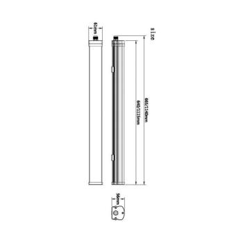 Tri Proof Motion 66,5 cm-es LED nedvességálló világítás kép