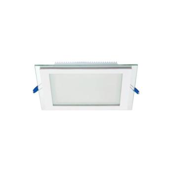 LED négyzet alakú üvegpanel süllyeszthető LENA-SG 160x160x40mm 12W 1200lm 6000K (hideg fehér) 2023540 VITO kép