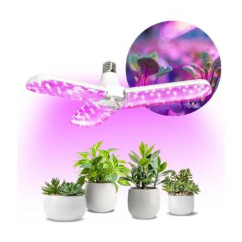 LED növénynevelő lámpa LED PLANTY E27 24W Kobi Design, lila fényű, 840lm, KOBI-001508 kép