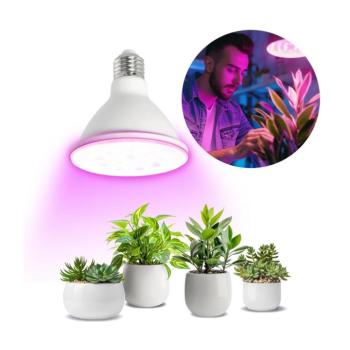 Növénytermesztő LED izzó LED PLANTYW E27 9W E27 1200K Fehér Kobi Design, lila fényű, 300lm, KOBI-001504 kép