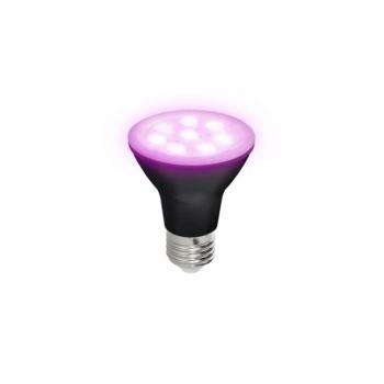 Növénytermesztő LED izzó LED PLANTY B E27 7W E27 1200K fekete Kobi Design, lila fényű, 150lm, ≥12, KOBI-004013 kép