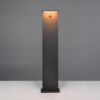 LED ösvény lámpa Ravi, antracit, magasság 100 cm, érzékelő, IP54 kép