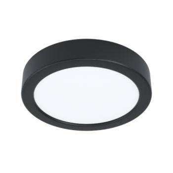 LED panel , 10.5W , falon kívüli , kerek , természetes fehér , fekete keret , EGLO , FUEVA 5 , 99233 kép