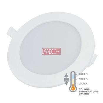 Led panel 12W, kerek, süllyesztett