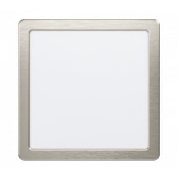 LED panel , 16.5W , süllyesztett , négyzet, természetes fehér , matt nikkel keret , EGLO , FUEVA 5 , 99185 kép