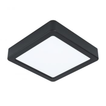 LED panel , 17W , falon kívüli , négyzet , természetes fehér , fekete keret , IP44 , EGLO , FUEVA 5 , 31202 kép