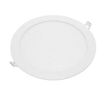 LED panel , 24W , süllyesztett , kerek , természetes fehér , Epistar chip , 2 + 1 év garancia , LEDISSIMO kép