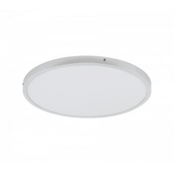 LED panel , 25W , falon kívüli , kerek , 50 cm , meleg fehér , nikkel keret , EGLO , FUEVA , 97272 kép