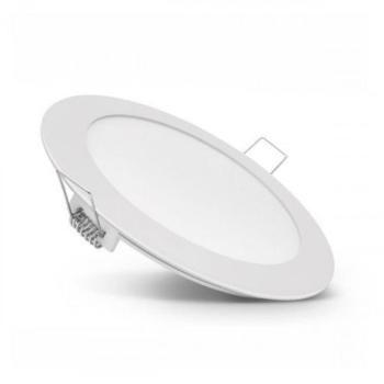 LED panel , 3W , süllyesztett , kerek , hideg fehér , Optonica kép
